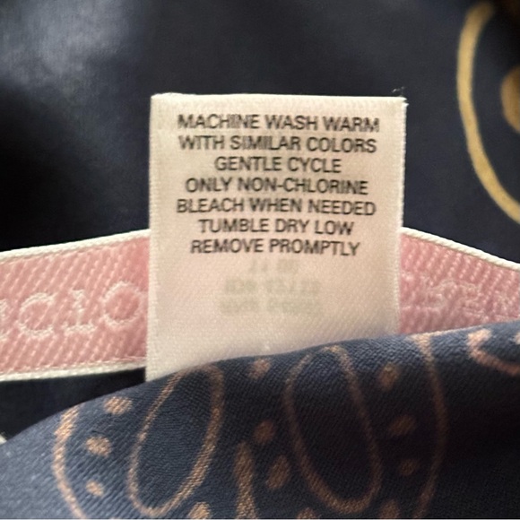 Victoria’s Secret Navy Floral Y2K Lingerie Slip Dress Babydoll Negligee - Picture 5 of 6